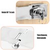 HOWDIA 3 Inch Keyed Door Lock Hasp Latch, Stainless Steel