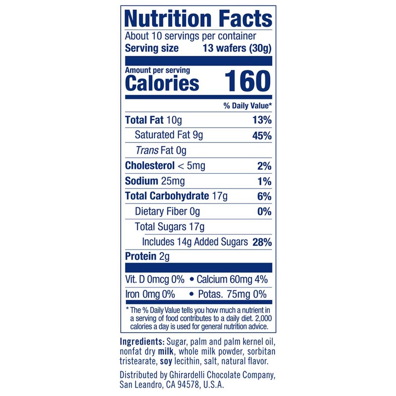 Ghirardelli Chocolate White Candy Making Wafers, 10 Ounce