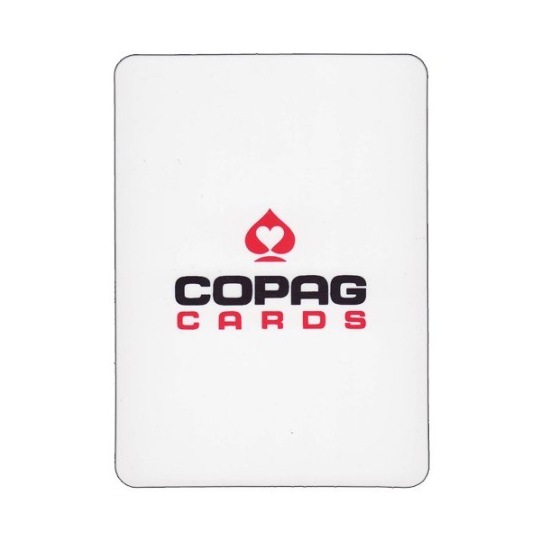 Copag White Plastic Cut Card - Choose Size (Poker or Bridge)