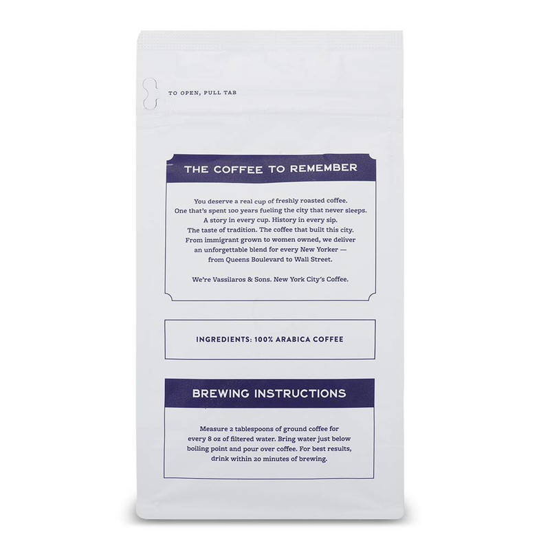 Classic Ground Coffee by Vassilaros (Original Blend)