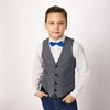Ladeheid Children's Boys Bow Tie - Pre-Tied Adjustable Band, Matte