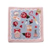 Faylor Eternal Heroine Handkerchief Towel, Pink, 9.8 x 9.8 inches