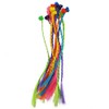 12 Bright Neon Braid 10" Funky Colors Hair Extension Clips