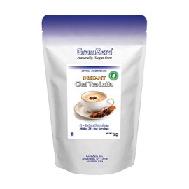 Gramzero Premium Chai Latte Powder Mix | Best Chai Drink Mix | No Sugar Added | Kosher | Stevia Sweetened | 4-3.4 oz Pouches (24 Total Servings) | Each Packet Makes 8fl Oz Rich and Delicious Instant Chai Tea Latte