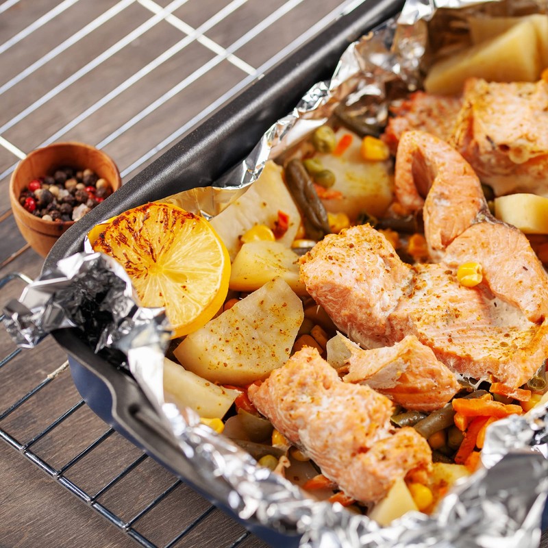 [2 Pack] Heavy Duty Food Service Aluminum Foil Roll (18