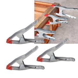 9 inch A-shaped galvanised iron spring clamp, 3 pieces, woodworking clamp. For attaching waterproof tarpaulins, lids and photography backgrounds