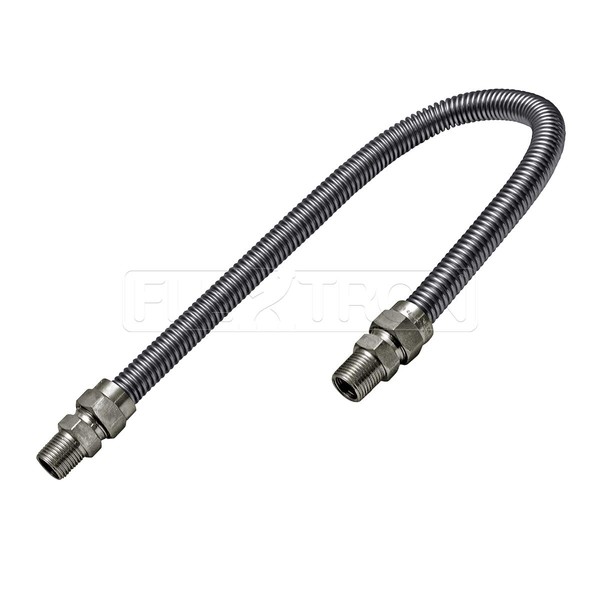 HIGHCRAFT GUHD-TT14-48B Gas Line Hose 3/8'' O.D. x 48'' Length