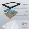 VCK 8x10 Picture Frame Black, Textured Wood 8 x 10