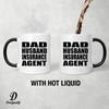 Designsify Gifts, Dad Husband Insurance Agent, 11oz Color Changing Mug