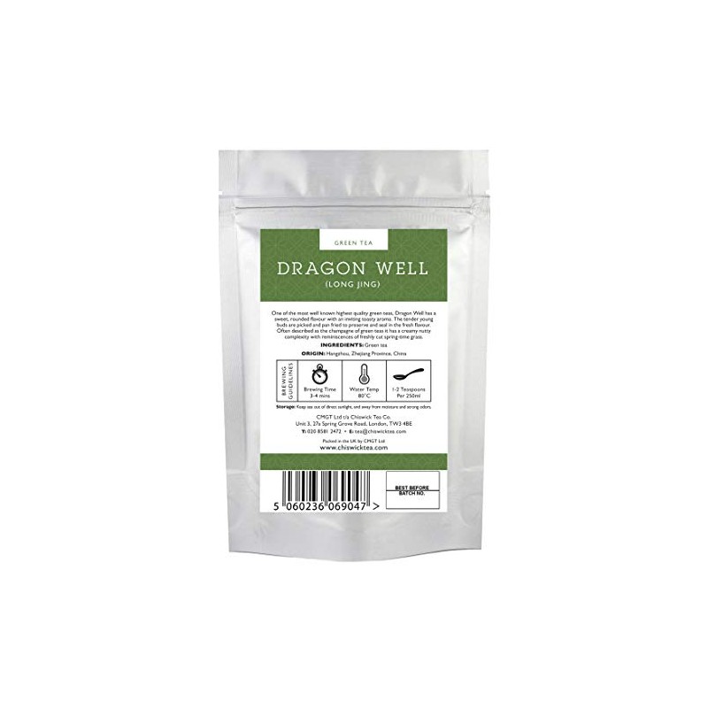 Dragon Well (Long Jing) Premium Loose Leaf Green Tea -