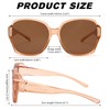 Pro Acme Fit Over Glasses Sunglasses for Women,100% UVA/UVB Protection