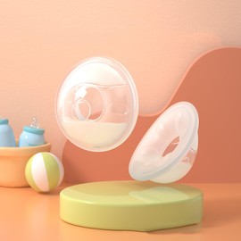 Milchauffangschalen,Stillbecher,Milchsammler zum Stillen,Stillen Milch Auffangschalen,Aufbewahrungsbecher 2 Stück,Muttermilch Auffangschale,Brustschalen Set Milchauffangschale