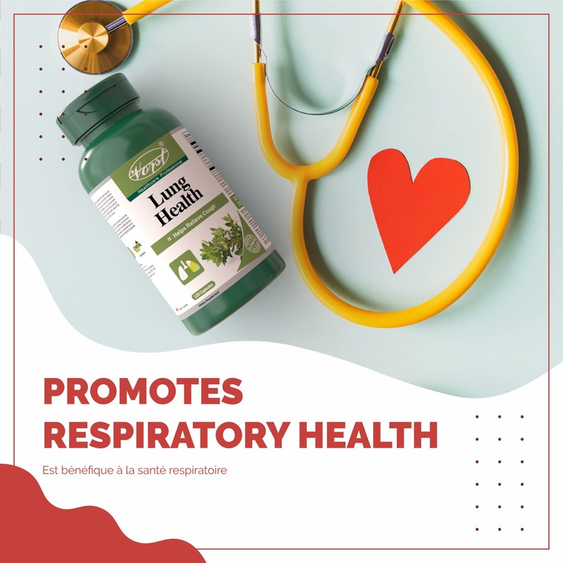 VORST Lung Health 120 Capsules | Respiratory Cleanse & Support