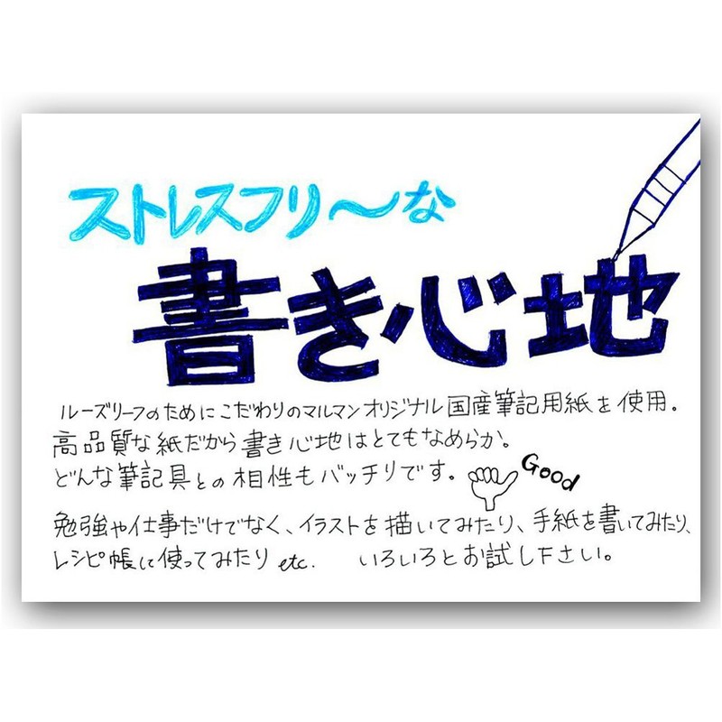 Maruman L1241 B5 Loose Leaf Assist Line, 0.2 inches (6