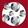 M6 Flanged Insert Nylon Self Locking Nut - A2 Stainless