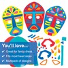 Baker Ross FN013 Tribal Mask Kits - Pack of 8,