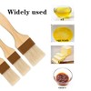 3pcs Natural Boar Bristle Brushes,Pastry Basting Brushes,for Barbecue,Outdoor Dining,Brush with