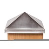 Pyramid Post Point Cap 4x4 (3-1/2") - Stainless Steel -