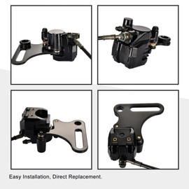 Gorise Heavy Duty Rear Disc Brake Caliper Assembly Metal Hydraulic System for Motocross 110cc 125cc 140cc Rear Brake Pump Calipers
