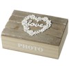 Heaven Sends Shabby Chic Effect Wooden Love Design Lid Photo