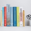 Relaxdays Bookend 2-Piece Book Divider for CDs, DVDs and Books,