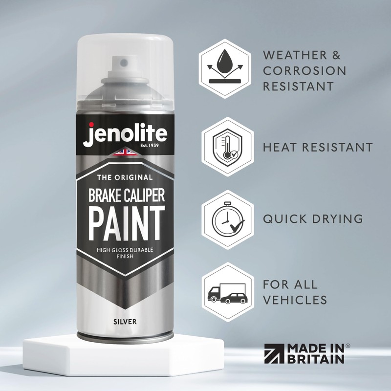 JENOLITE Brake Caliper Paint | Silver | 3 x 400ml