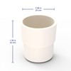 Labasics Rubber Stoppers (Pack of 10) 10 Pack 24# Natural
