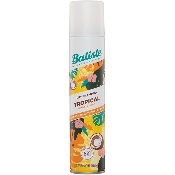 Batiste Dry Shampoo Aerosol Spray 200ml - Tropical