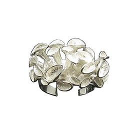Extravagant sterling silver ring solid 925 size H - V Empress jewellery