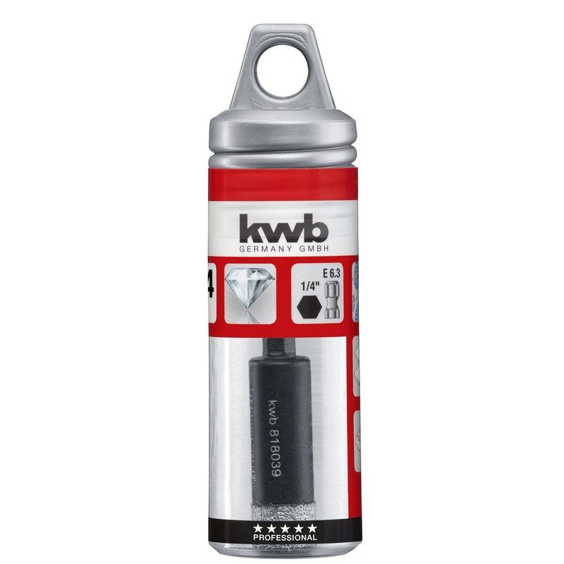 kwb Diamond Tile Hole Drill Bit for Power Drills, E