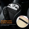 Car Center Console Cover, Waterproof Leather Vehicle Armrest Cushion Pad