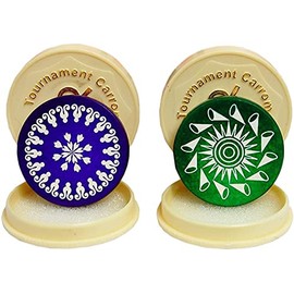 Standard Size Carrom Tournament Striker Combo with Smooth Surface and Excellent Re-Bounce