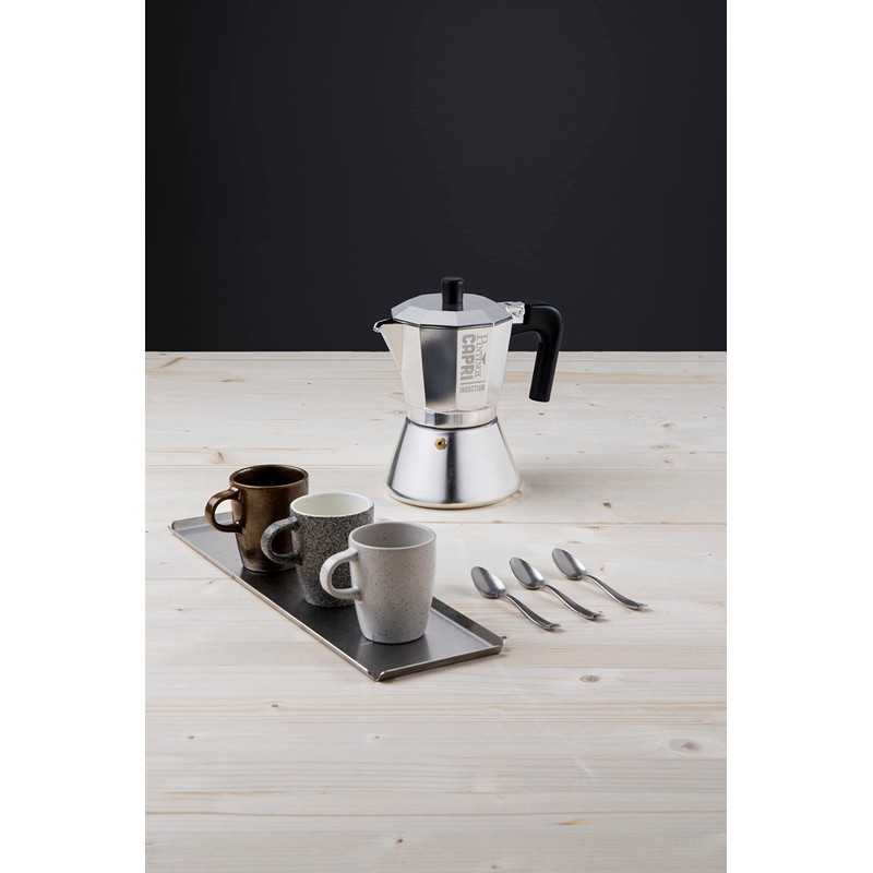 PINTINOX Capri Full Induction Espresso Maker for 6 Cups