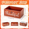 Wooden Thanksgiving Candy Bowl Fall Candy Dish Thankful Large Thanksgiving
