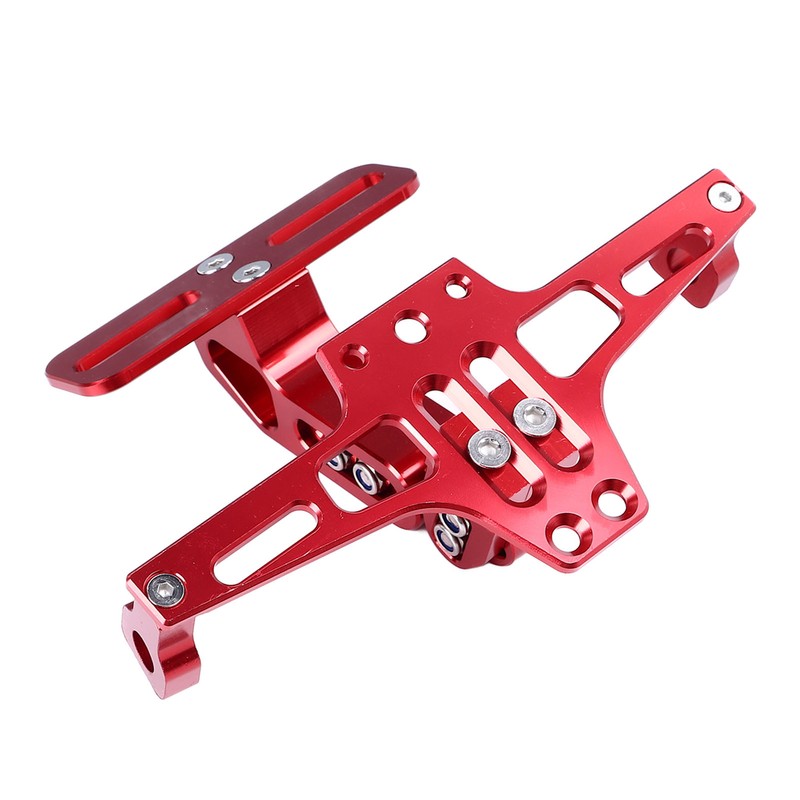 Adjustable License Plate Frame with Light Aluminum Alloy Mudguard Eliminator