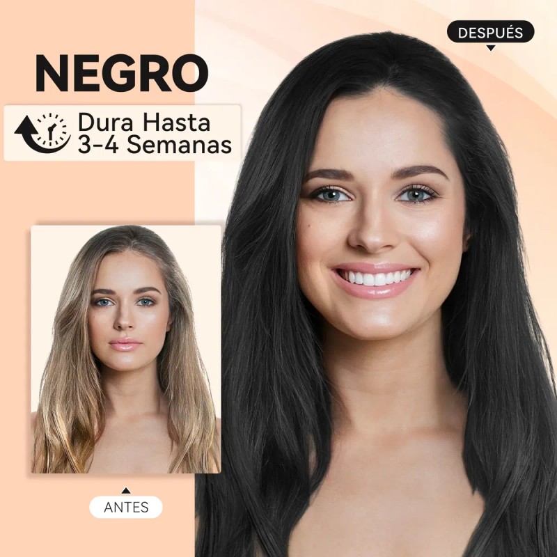 Kaisasa Shampoo Cubre Canas Tinte Instantaneo Para Canas