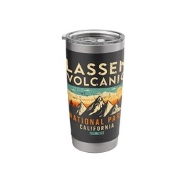 Lassen Volcanic Est 1916 California Retro National Park Stainless Steel Insulated Tumbler
