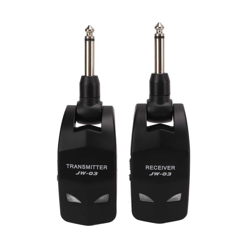 Wireless Guitar System 2.4GHz 12 Channels Audio Wireless Transmitter Receiver
