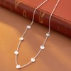 ALEXCRAFT 14K Gold-Plated Chains Sterling Silver 925 Necklaces with Zirconia