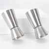 [NOVA] Cocktail Jigger Dual Spirit Measure Cup, Polished Effect, Stainless