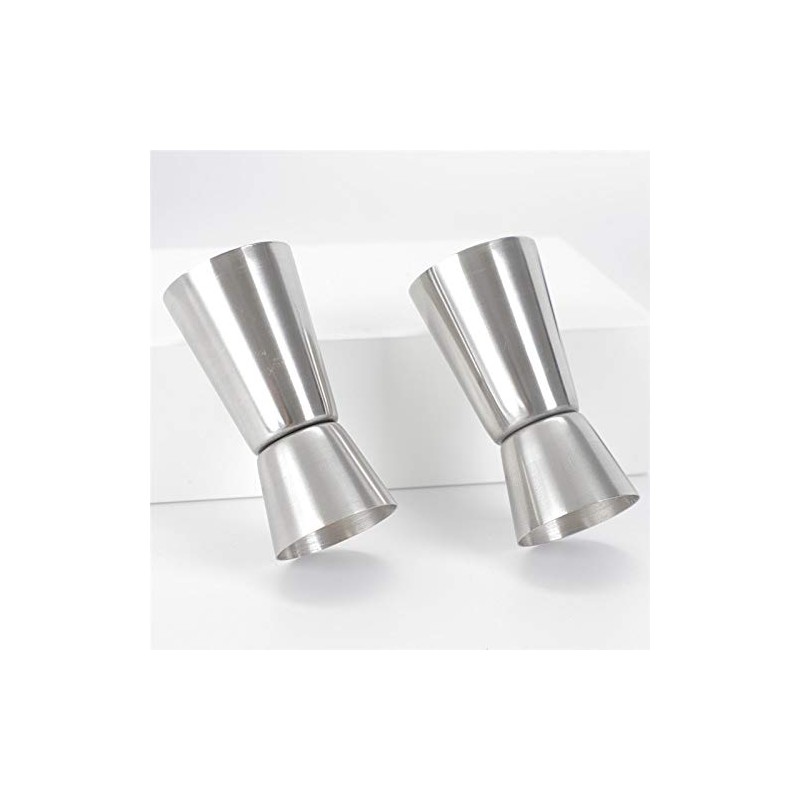 [NOVA] Cocktail Jigger Dual Spirit Measure Cup, Polished Effect, Stainless