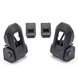 KMFCDAE JL OEM Hood Latches Original Hood Lock Catch Latch Kit Compatible with 2007-2023 Jeep Wrangler JK JL and Jeep Gladiator JT (1 Pair)