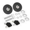 Car Engine Hood Cover Lock, Universal Locking Pins Key Kit,