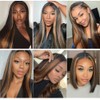 Leruikair 4X4 Lace Frontal Closure Wig Omber 27 Straight Wigs