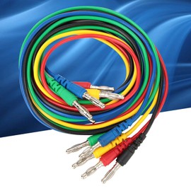 Línea De Prueba De Plátano, Cable De Prueba Banana Alambre De Plátano 4mm Banana Macho A Macho Conector Para Multímetro De Trabajo Eléctrico