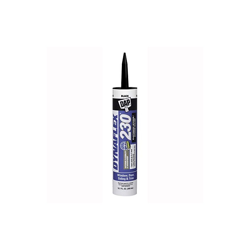 DAP Dynaflex 230 Premium Elastomeric Sealant, Black, 10.1 Oz, 12