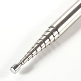 Peakloong 304 Stainless Steel 2.5m Whip Antenna for Pac12 JPC7 Short Wave Antenna DIY Shortwave Radios and Telescopic Antenna