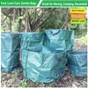Professional 3-Pack 63 Gallon Lawn Garden Bags Large (D31,H19 inch)