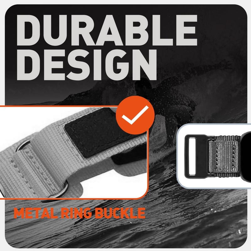 Compatible with Casio MDV106 Watch Bands, 22mm Nylon Sports Strap