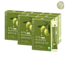 Correct Organic Premium Extra Virgin Olive Oil 100 6 boxes (total of 84 packets) / 올바른 유기농 프리미엄 엑스트라버진 올리브오일 100 6박스(총 84포)